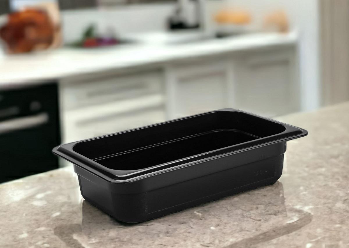 Гастроемкость из полипропилена One Chef 1/4 65 мм Черный (25763154) - фото 2