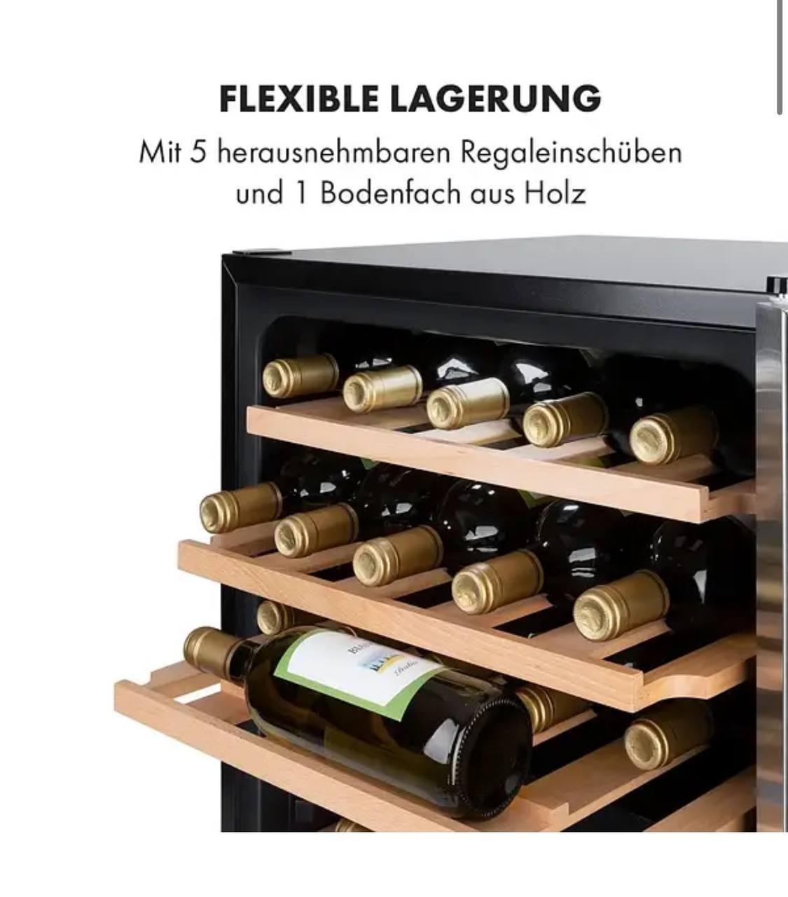 Винний холодильник KLARSTEIN Vinamour 37 Duo 2 (10035663) - фото 5 Винний холодильник KLARSTEIN Vinamour 37 Duo 2 (10035663) - фото 5