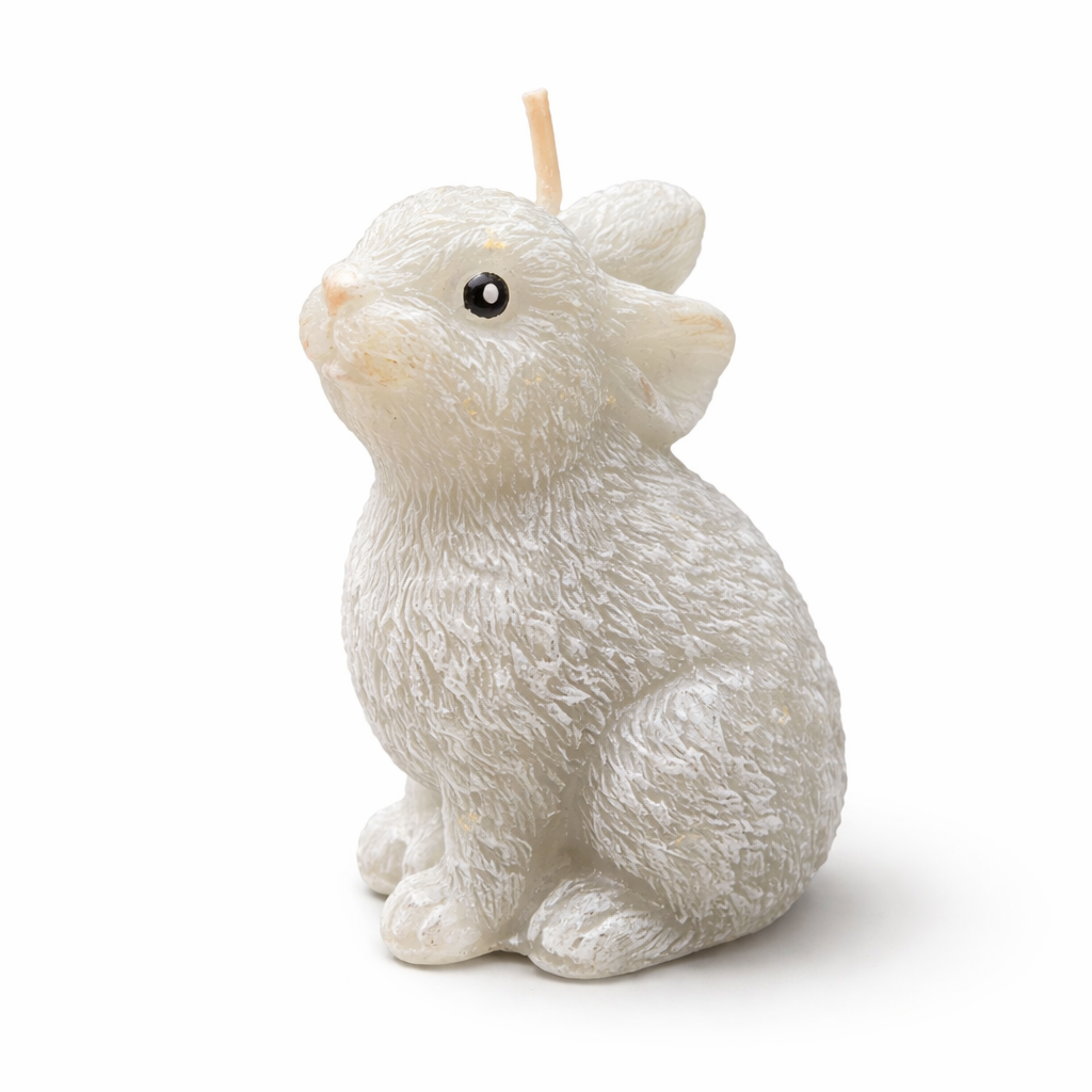 Свеча пасхальная для корзины Зайка