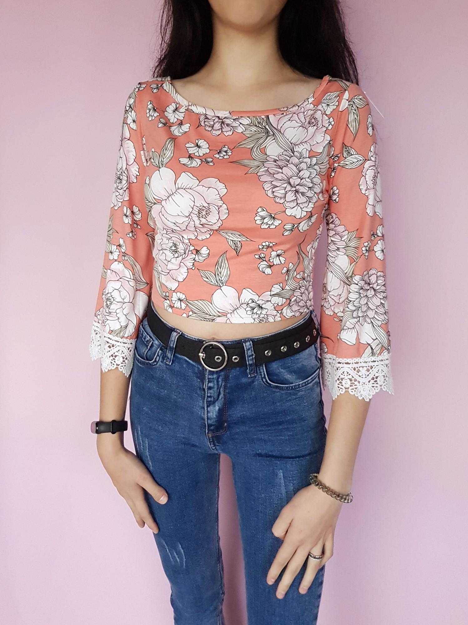 Топ женский Boohoo XS Оранжевый (9850/40)