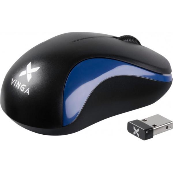 Миша Vinga MSW-882 Black/Blue - фото 4