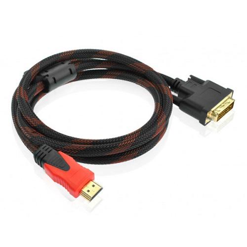 Кабель с оплеткой Value HDMI M to DVI 24M 3 м Черный (B00578)