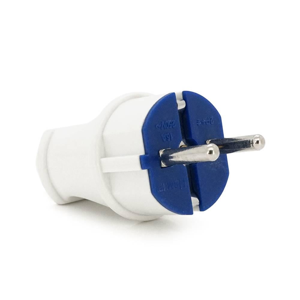 Вилка з заземленням 10/16А 250V A712 White (31399) Вилка з заземленням 10/16А 250V A712 White (31399)