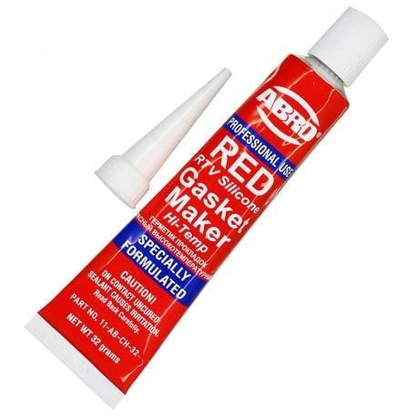 Герметик прокладок ABRO MASTERS силіконовий високотемпературний Червоний
