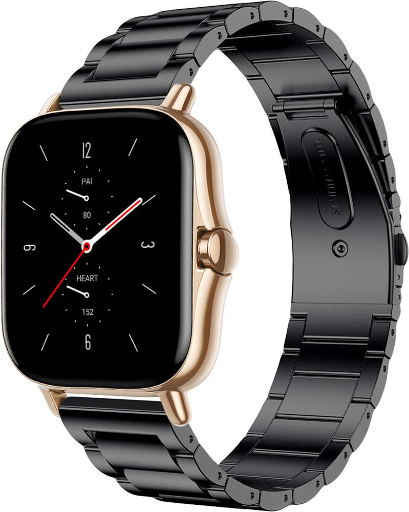 Браслет металлический Shape для Amazfit GTS 2e Black (25309-2B)