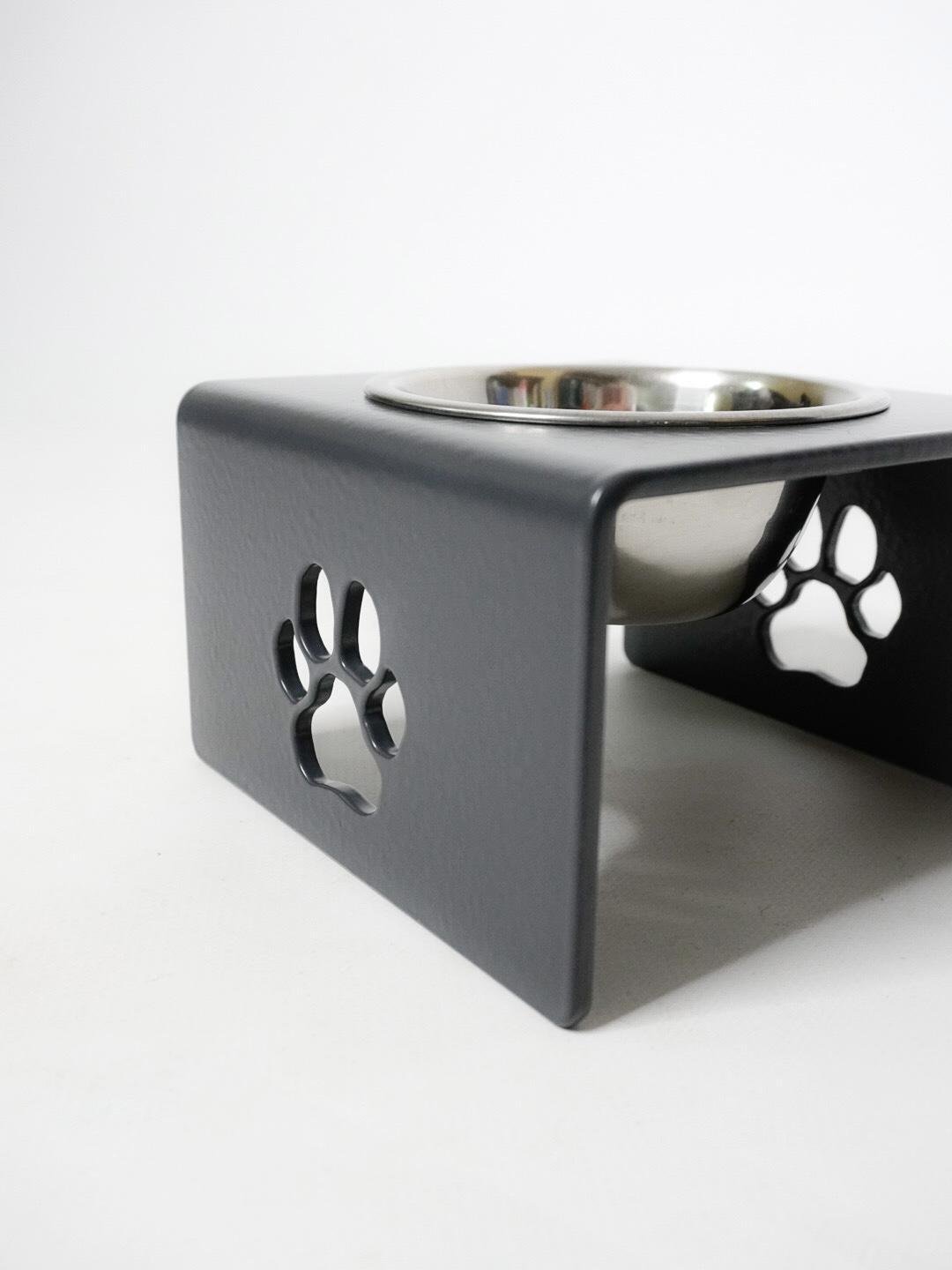 Кормушка My joy подставка для собак мелких пород на 1 миску металл 100 мм 0,35 л Графитовый (24422844) - фото 2 Кормушка My joy подставка для собак мелких пород на 1 миску металл 100 мм 0,35 л Графитовый (24422844) - фото 2