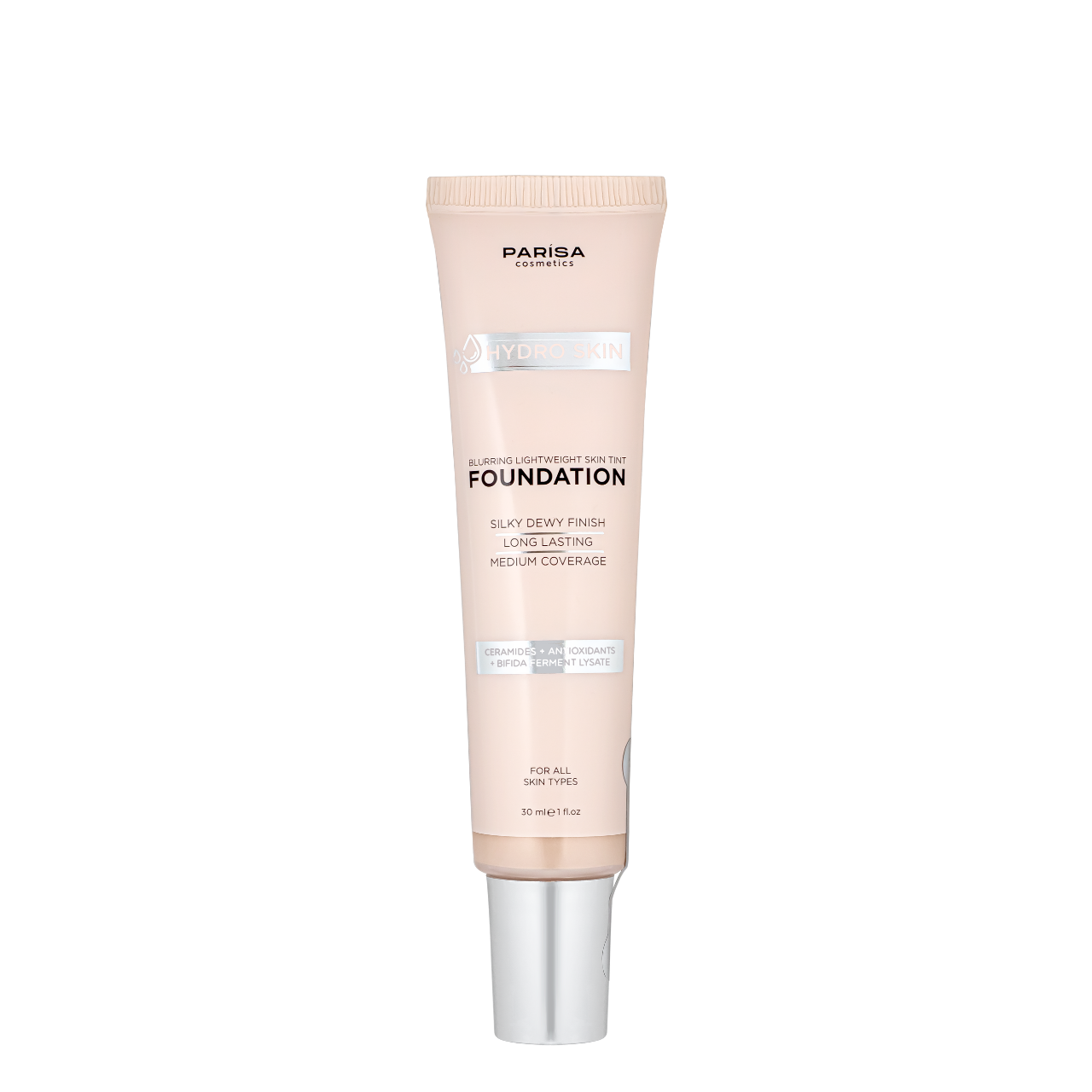 Тональна основа тинт для обличчя Parisa Cosmetics Hydro Skin Tint Foundation PHF-06 06 Soft amber Темно-бежевий