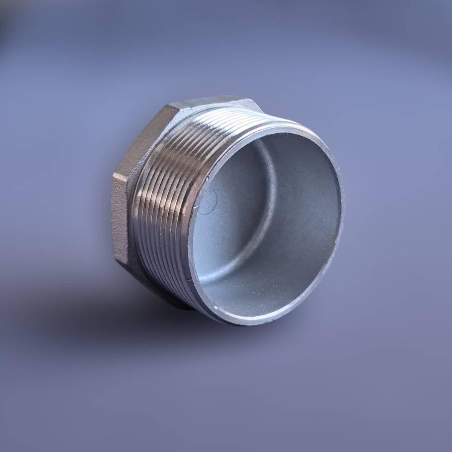 Заглушка різьбова восьмигранна DN50 BSPP н/ж сталь AISI304 Class-150 зовнішня різьба 2" (29203374) - фото 9 Заглушка різьбова восьмигранна DN50 BSPP н/ж сталь AISI304 Class-150 зовнішня різьба 2" (29203374) - фото 9