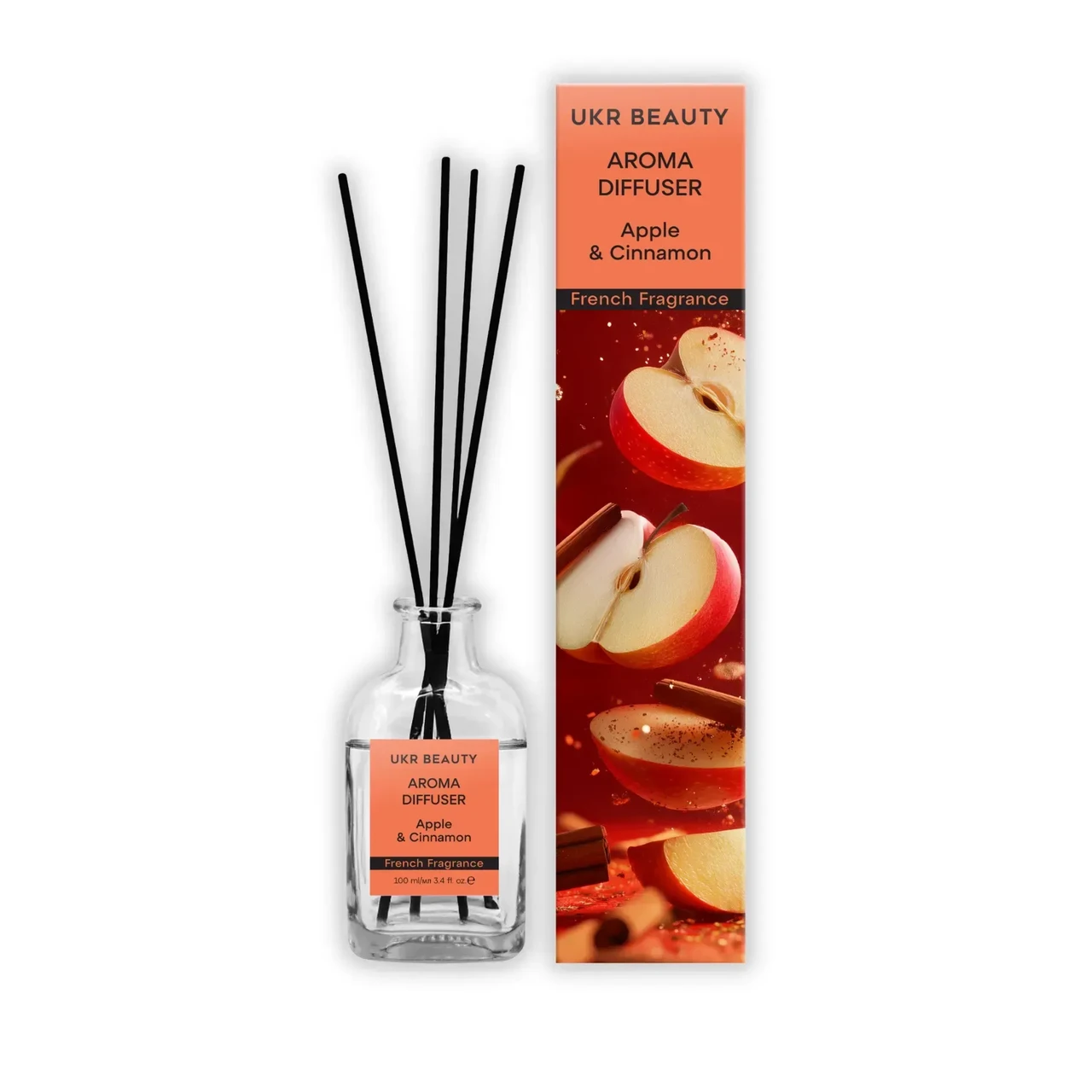 Аромадиффузор UKR BEAUTY Apple & Cinnamon 100 мл (2896707683) Аромадиффузор UKR BEAUTY Apple & Cinnamon 100 мл (2896707683)