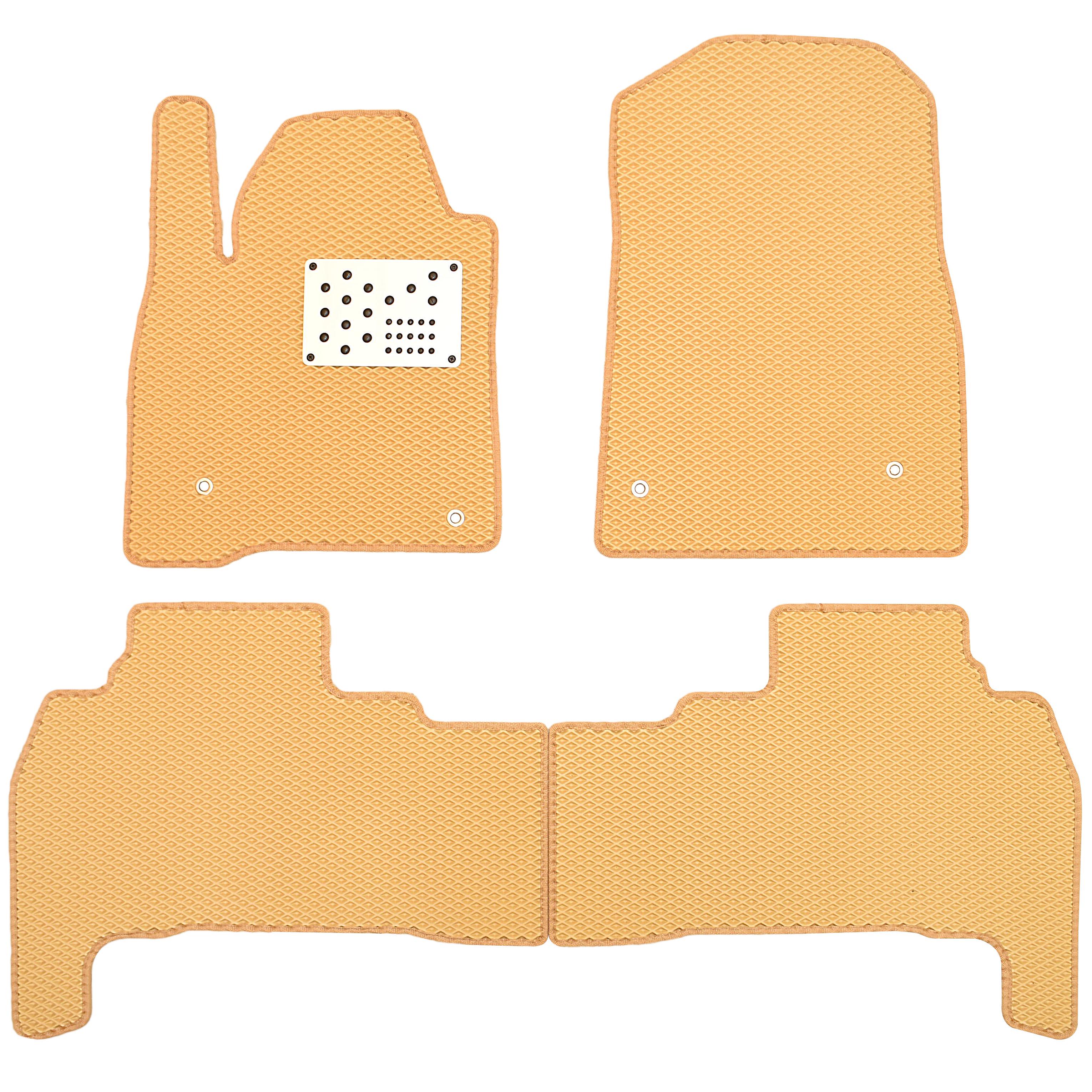 Коврики в салон для Toyota Land Cruiser 200 '07-12 EVA-полимерные Бежевый (255600)