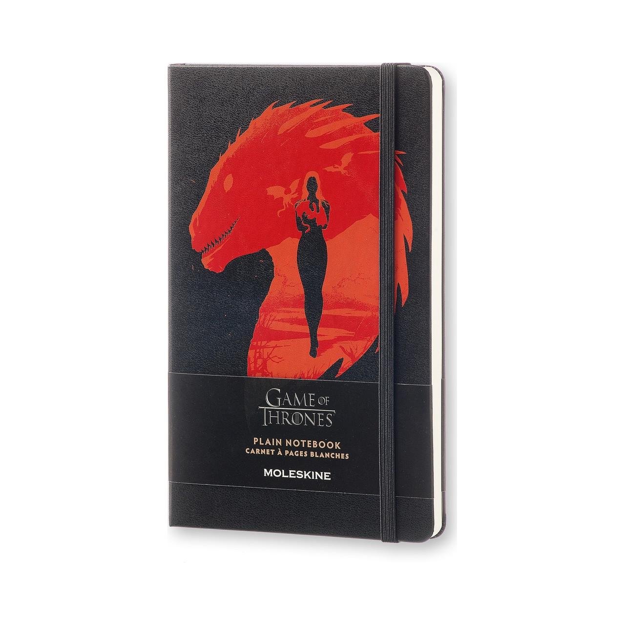 Блокнот Moleskine Limited Game of Thrones средний 240 страниц черный нелинованный 13х21 см (8051272893106)