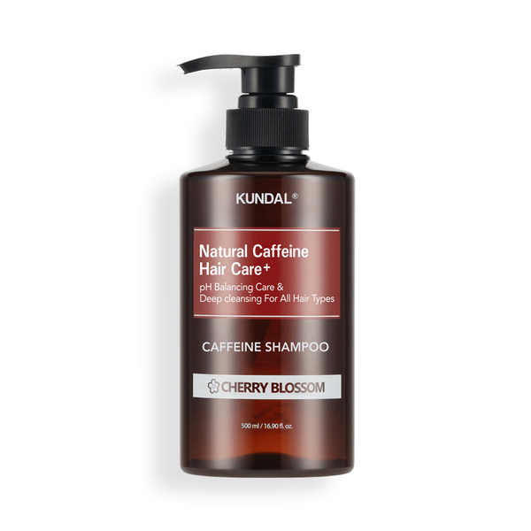 Шампунь проти випадіння волосся Kundal Natural Caffeine & Intensive Scalp Care Shampoo Cherry Blossom Вишневий колір 500 мл (745772)
