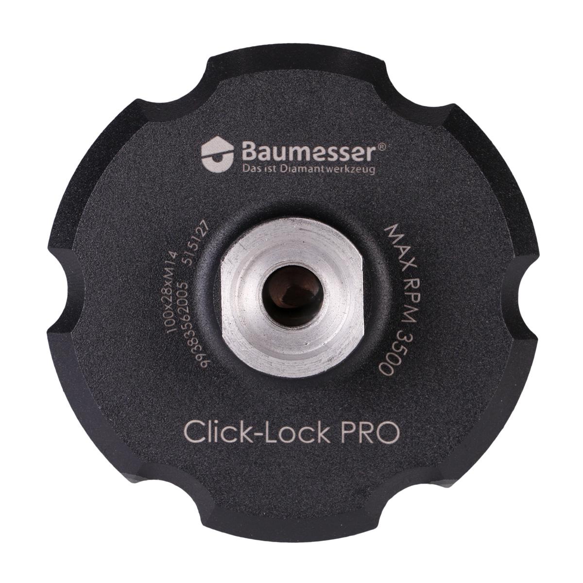 Держатель полировальных падений BAUMESSER 100хM14 магнитный алюминиевый CLICK-LOCK PRO (99383562005)