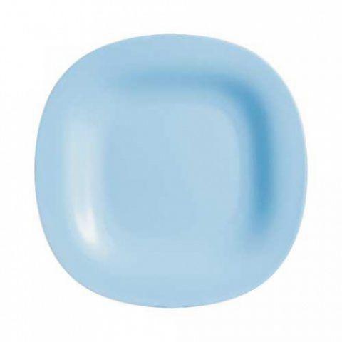 Тарелка десертная квадратная Luminarc Carine Light Blue 195x195 мм Голубой (4245p)