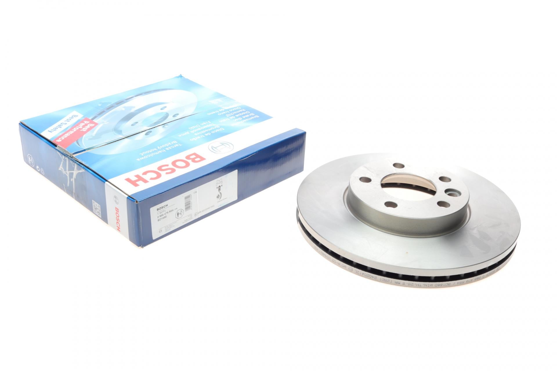 Диск тормозной передний BOSCH для VW T5 308x29,3 мм (0 986 479 R84 BOSCH)