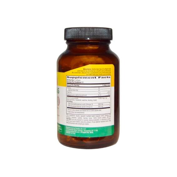 Омега 3 Country Life Ultra Omegas DHA/EPA 120 Softgels - фото 2