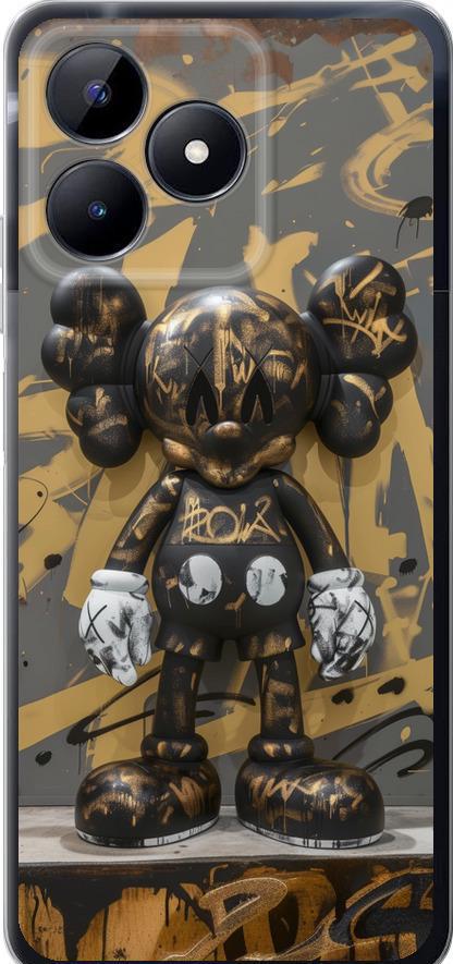 Чехол на Realme C51 Bronze kaws (6097u-3467-42517)