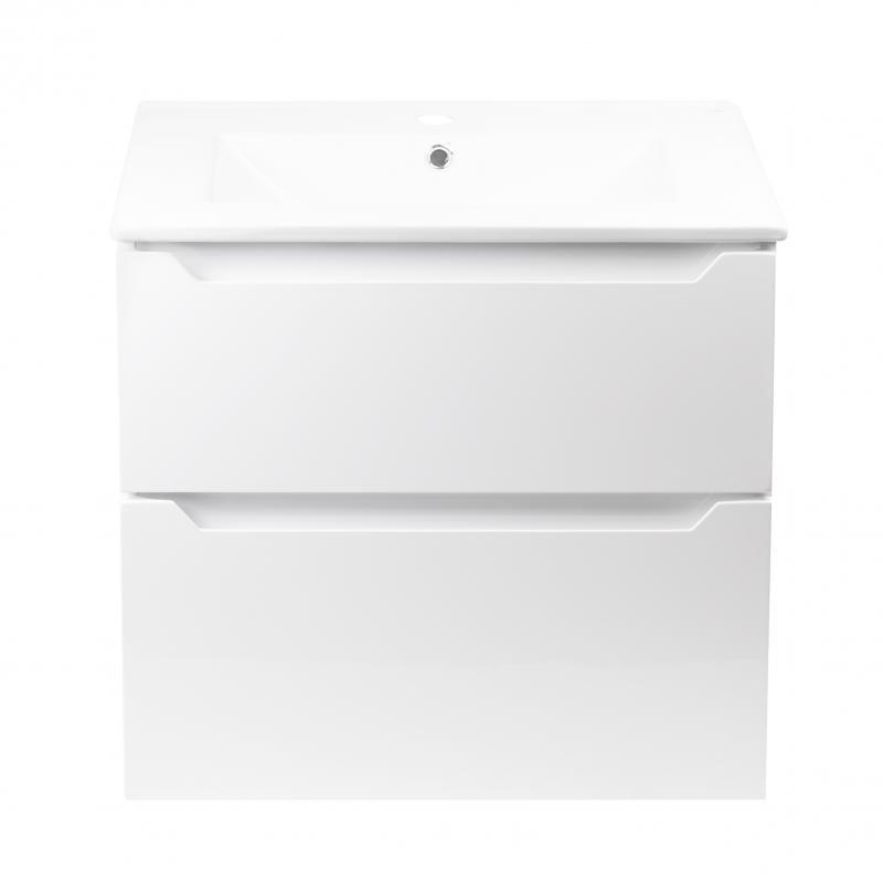 Комплект тумба подвесная и раковина врезная Q-tap Scorpio 710х585х460 White (QT1472TPВ7013070CW)