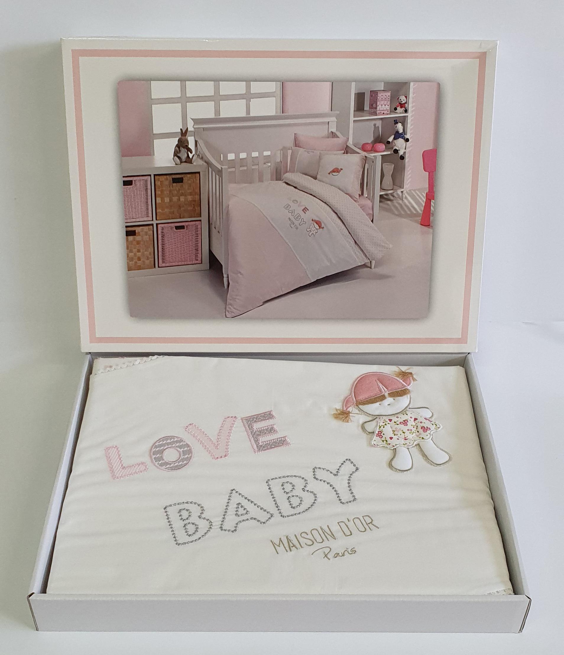 Постільна білизна Maison D'or 100х135 Love Baby (CN7062)