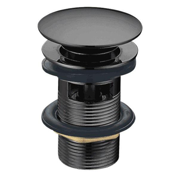 Клапан донный Imprese Saluti Click-Clack 1 1/4" для умывальника Черный (ZMK041807500)