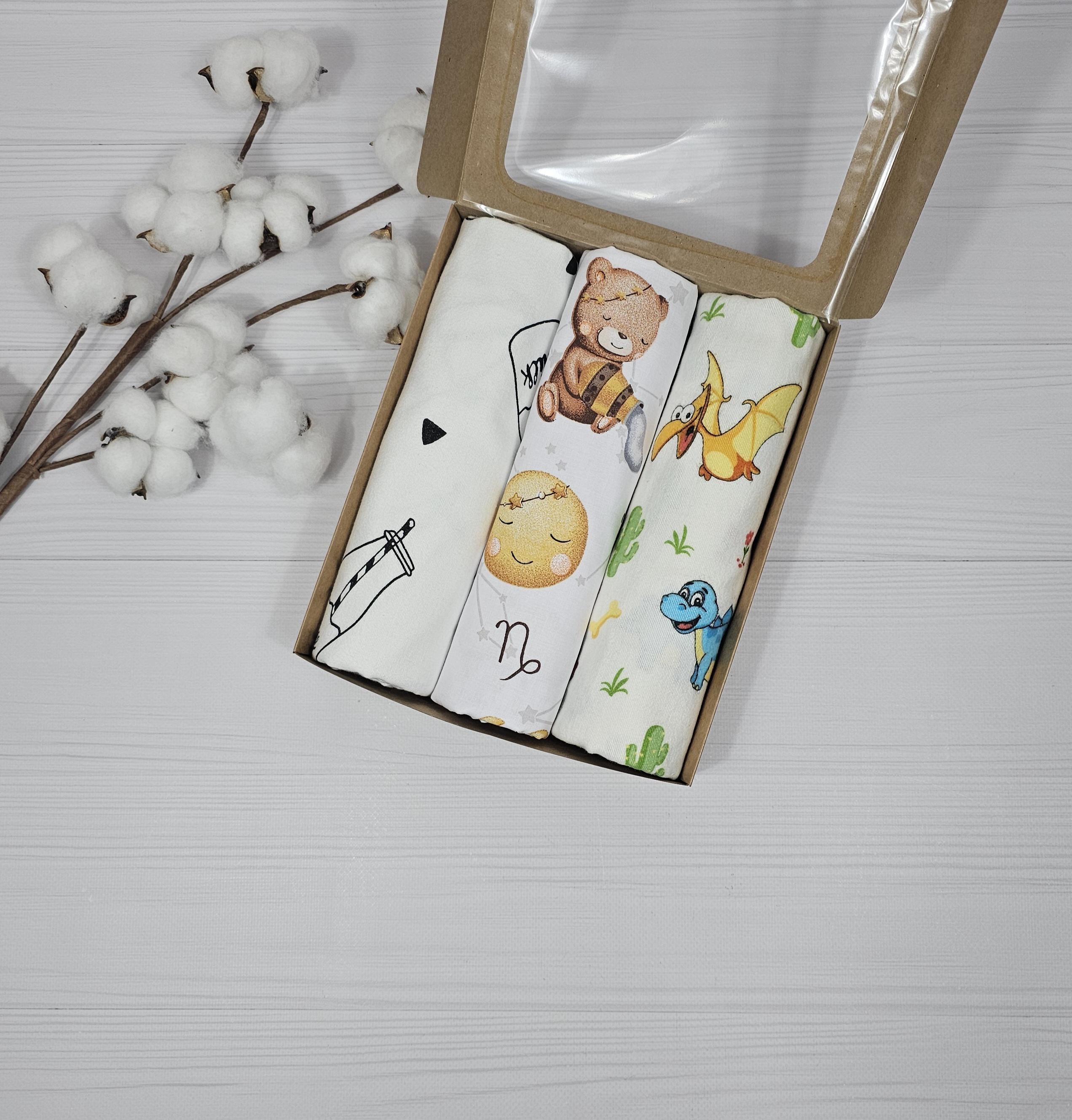 Набор пеленок детских a.l.babybox Зодиак 50х80/100х80 см 3 шт. (30464613)