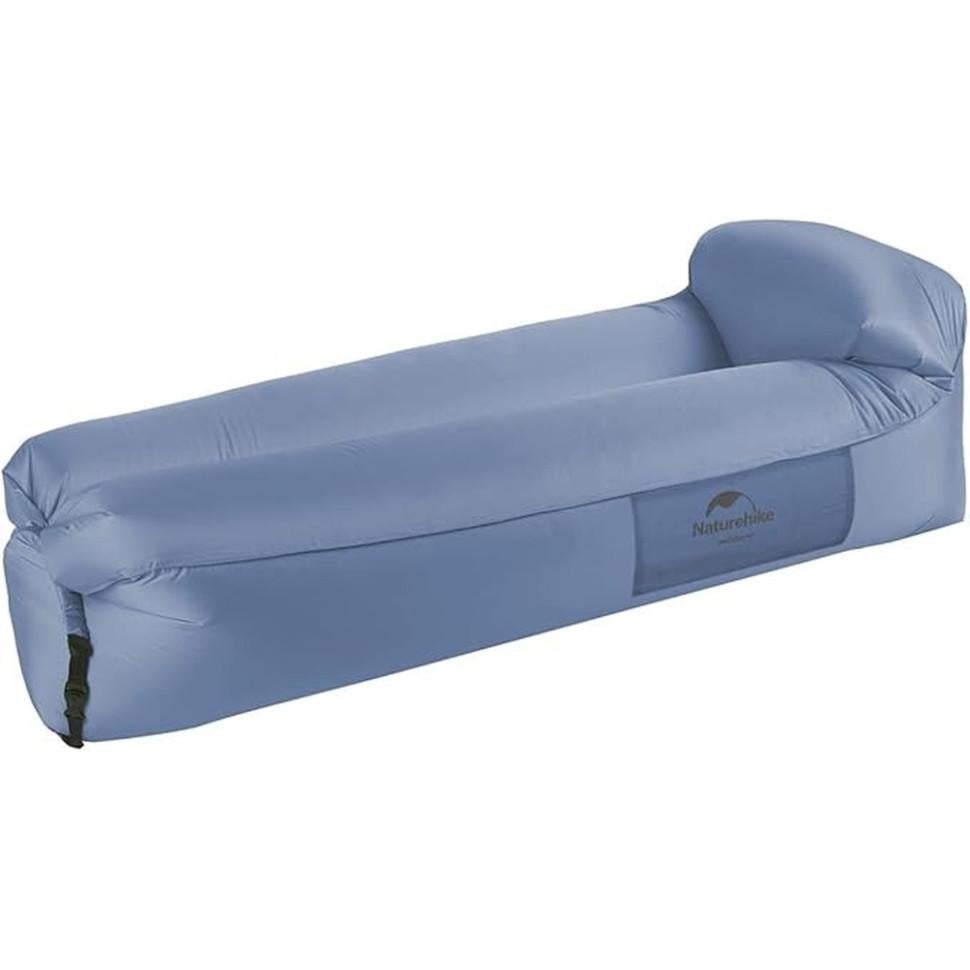 Ламзак с подголовником Naturehike NH20FCD06 180x70x52 см 720 г Blue (6927595777060)