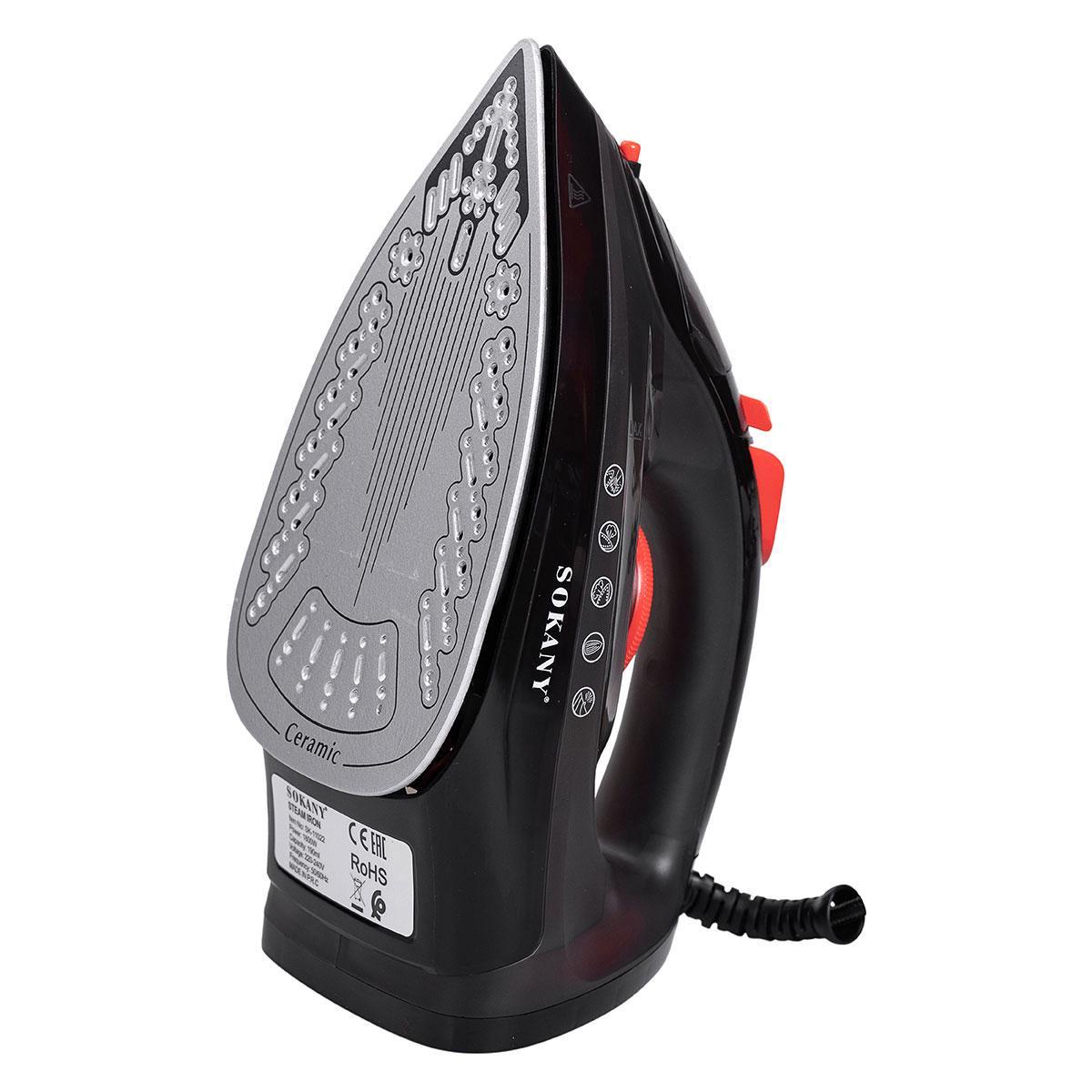 Утюг для одежды Sokanyручная паровая 1800 Вт (5880) - фото 11 Утюг для одежды Sokanyручная паровая 1800 Вт (5880) - фото 11