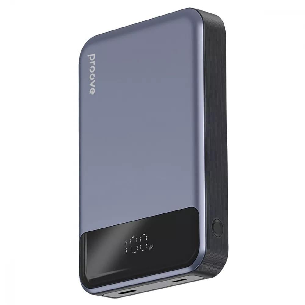 Повербанк Proove Hoodman Magnetic 10000 mAh 20W Type-C Grey (PBH120010003)