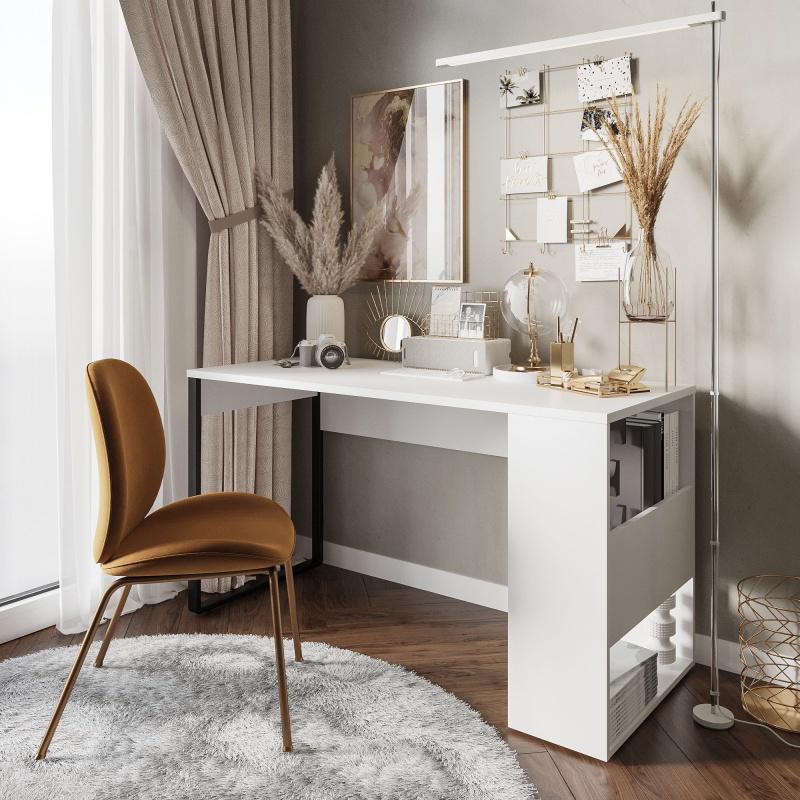 Стіл письмовий Loft-3 1400х598х750 мм Білий (Арт.236) - фото 3 Стіл письмовий Loft-3 1400х598х750 мм Білий (Арт.236) - фото 3