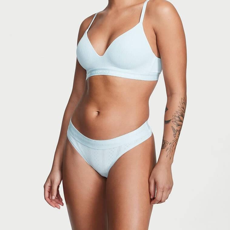 Трусики женские Victoria's Secret стринги M свет Голубой (1947588072) Трусики женские Victoria's Secret стринги M свет Голубой (1947588072)