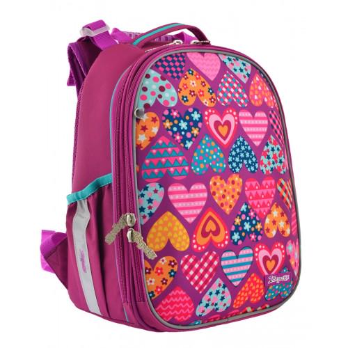 Рюкзак ортопедичний 1 Вересня H-25 Heart puzzle 35х27х16 см (556207) - фото 2 Рюкзак ортопедичний 1 Вересня H-25 Heart puzzle 35х27х16 см (556207) - фото 2