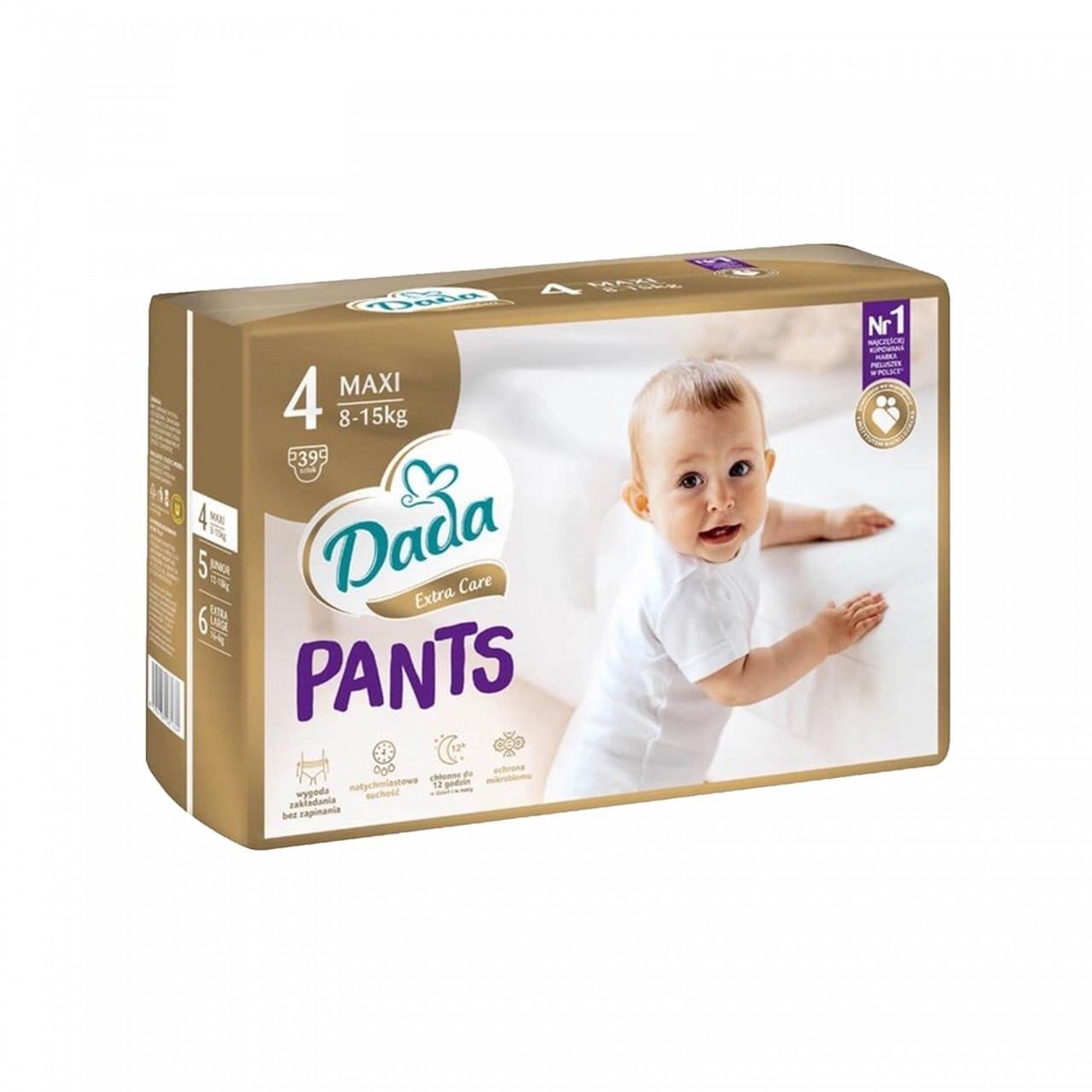 Підгузки-трусики дитячі одноразові Dada Extra Care 4 Maxi 8-15 кг 39 шт. (1838195564)