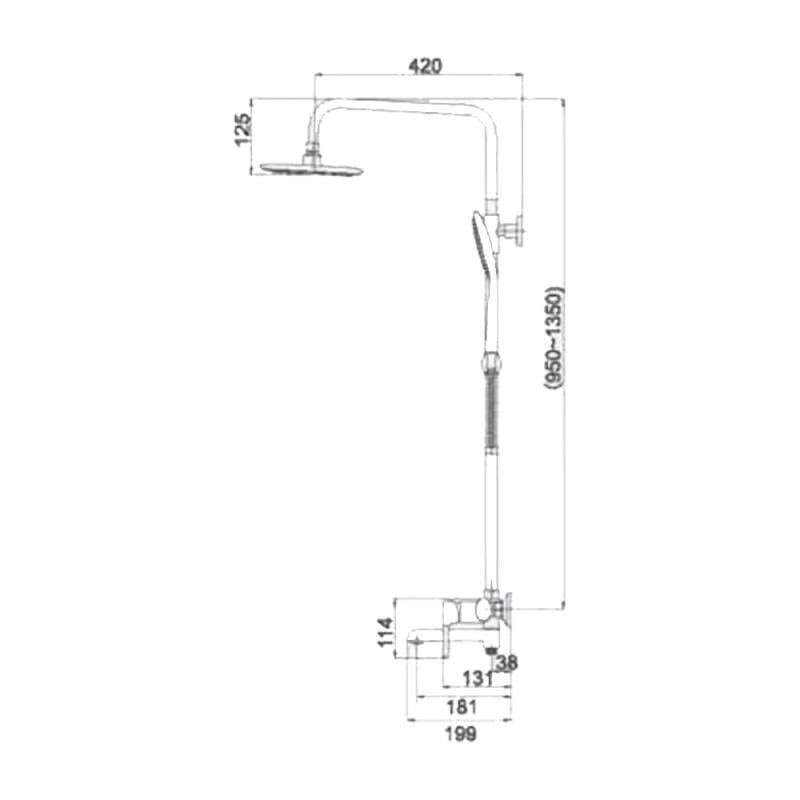 Душевая система Qtap Grand CRM 1004 - фото 10