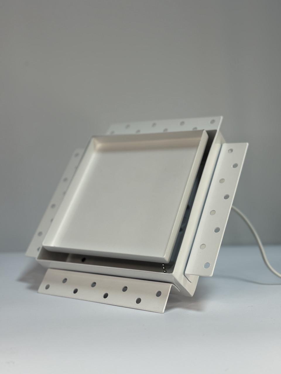 Витяжний вентилятор прихованого монтажу AirRoxy dRim 100 hs bb з таймером та датчиком вологості Білий (100 hs WHITE)