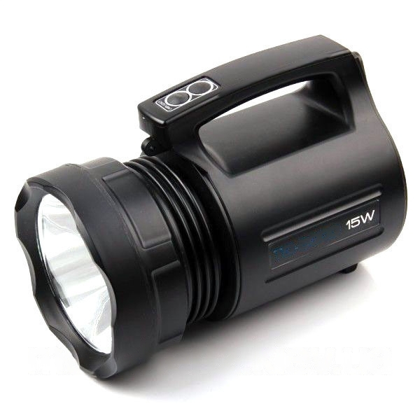 Мощный аккумуляторный фонарь фара TD-6000 15 W Black (569337)