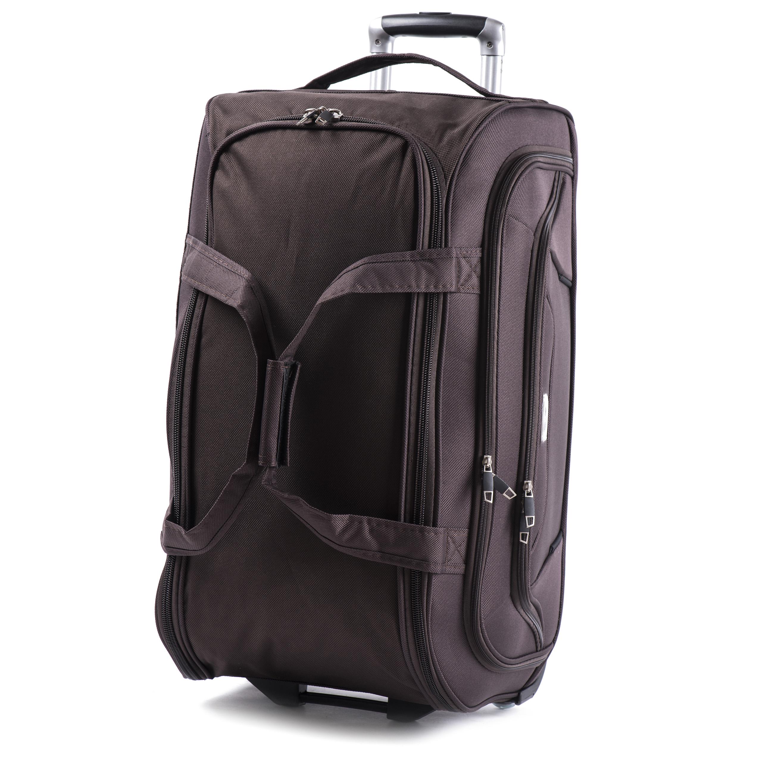 Сумка дорожня Wings c1055 50 л на 2 колесах Коричневий (10228289) - фото 7 Сумка дорожня Wings c1055 50 л на 2 колесах Коричневий (10228289) - фото 7