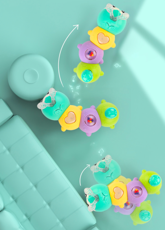 Музична іграшка Гусениця що повзає із підсвіткою та музикою (60) - фото 3 Музична іграшка Гусениця що повзає із підсвіткою та музикою (60) - фото 3