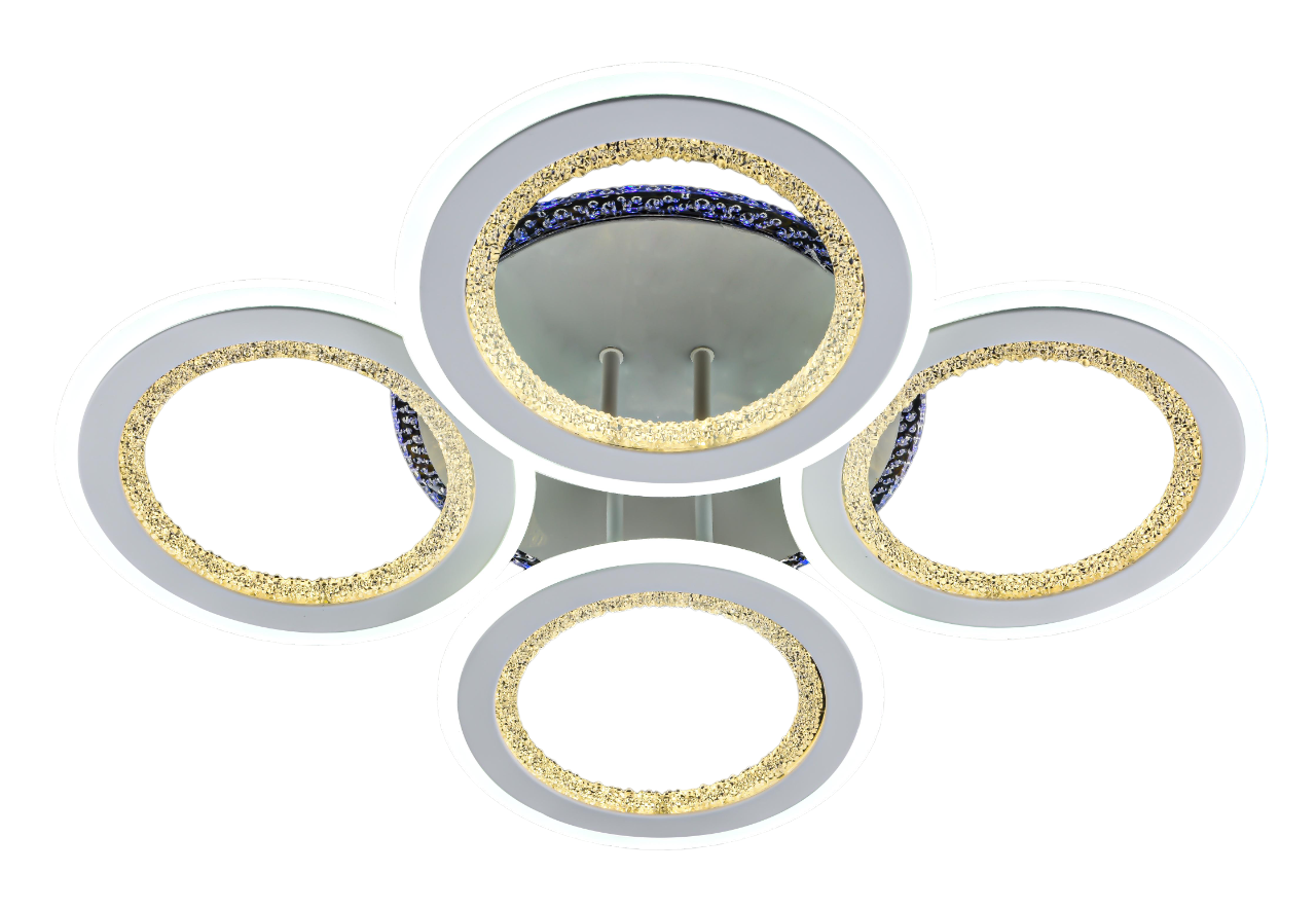 Люстра светодиодная акриловая Valeso 3248-2+2C