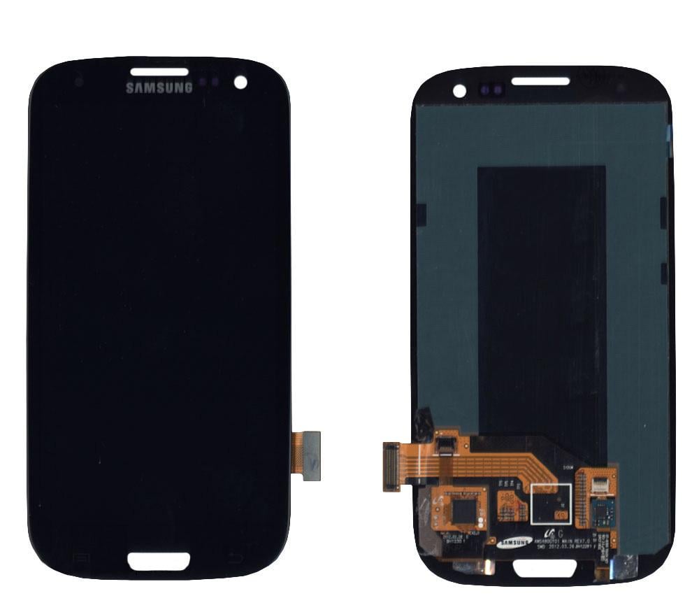 Матрица с тачскрином для телефона Samsung Galaxy S3 GT-I9305 Черный