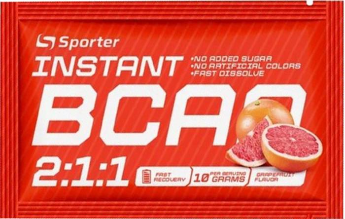 Аминокислоты ВСАА Sporter Instant BCAA 2:1:1 Грейпфрут 10 г Аминокислоты ВСАА Sporter Instant BCAA 2:1:1 Грейпфрут 10 г