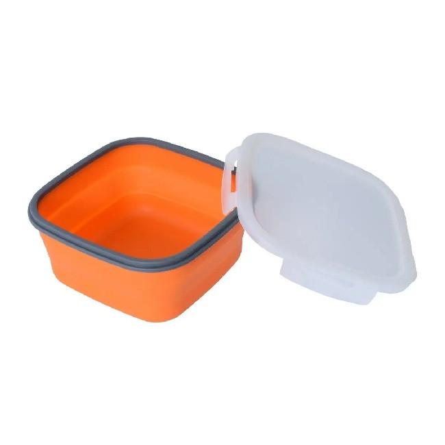 Контейнер для еды Tiross TS-1413 складной силиконовый Orange (iz14259)