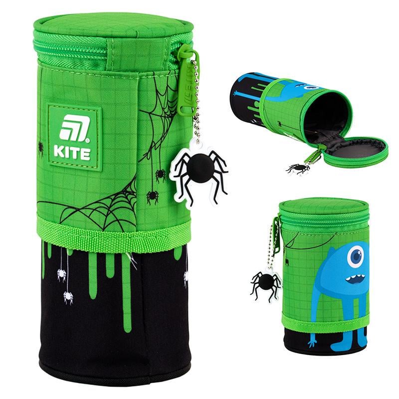 Пенал шкільний KITE Funny Monster на 1 відділення з підвіскою (114122) - фото 2 Пенал шкільний KITE Funny Monster на 1 відділення з підвіскою (114122) - фото 2