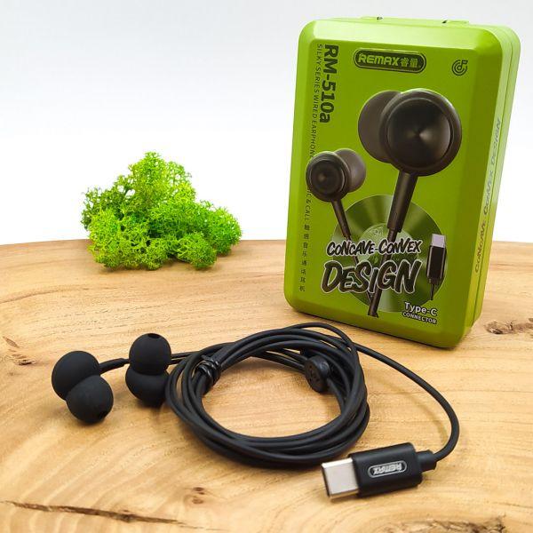 Наушники вакуумные Remax RM-510a Type-C Black (24014284)
