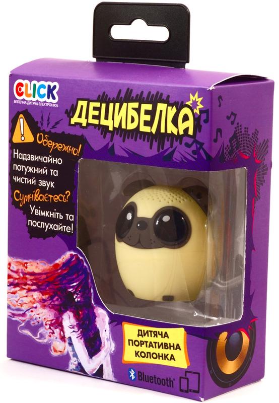 Портативная акустика Click Децибелка Собака (CLK-V02D6MB-DOG) - фото 4 Портативная акустика Click Децибелка Собака (CLK-V02D6MB-DOG) - фото 4