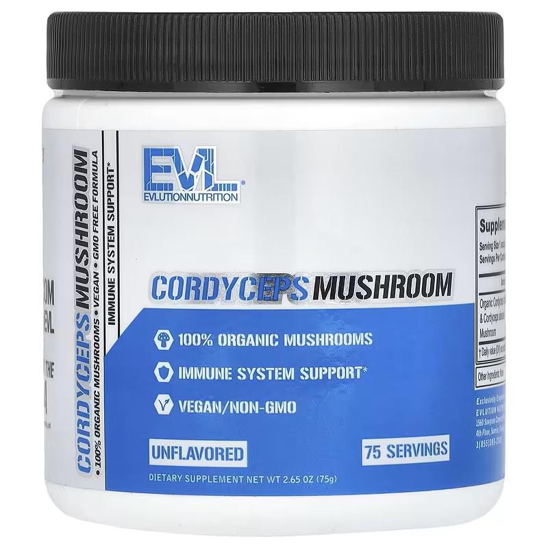 Кордицепс Evlution Nutrition Cordyceps Mushroom Unflavored 75 g