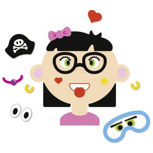 Розвиваюча іграшка Goki Смішні гримаси дівчинка (58492G)