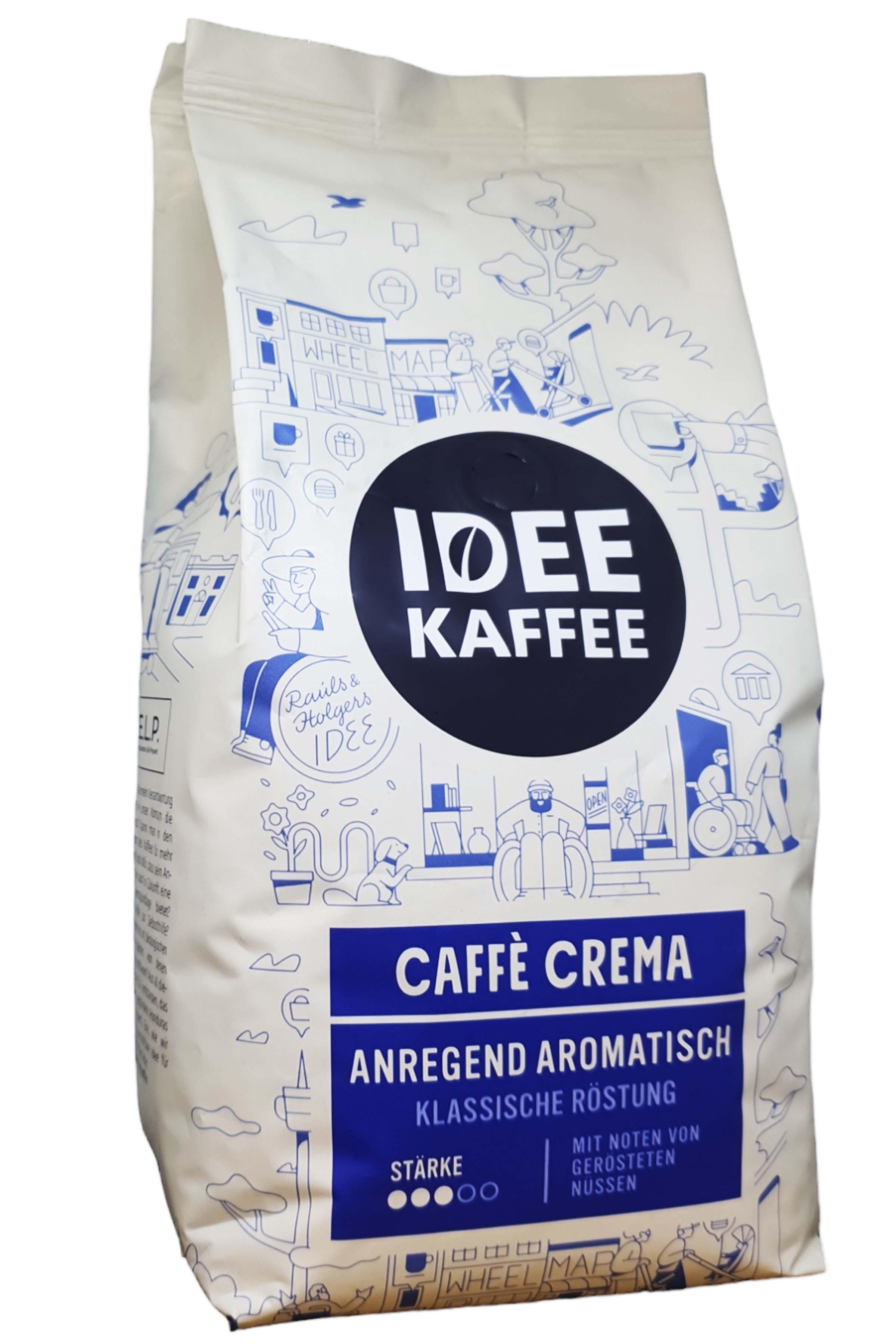 Кава в зернах IDEE Kaffee Caffe Crema 750 г