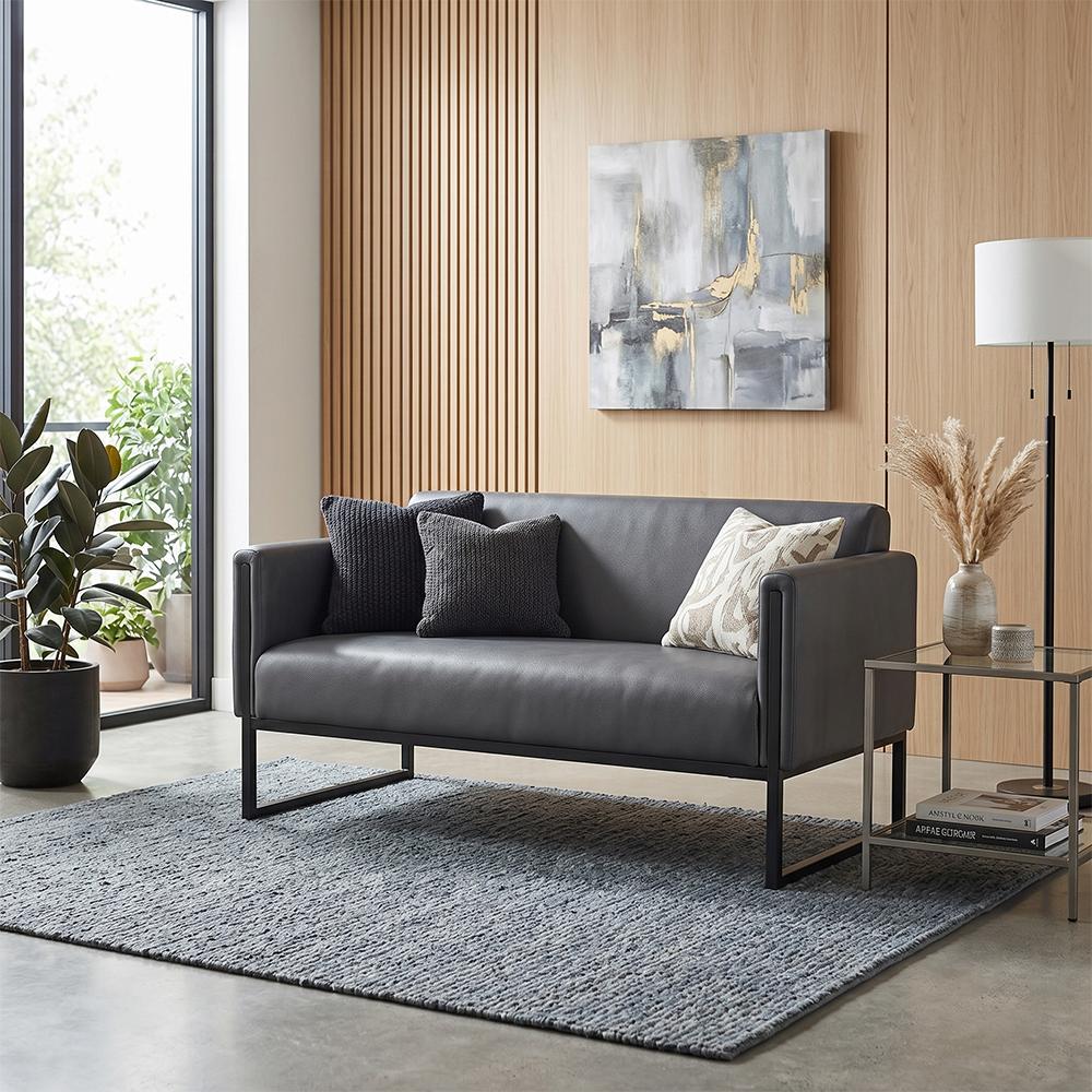 Диван Amigo экокожа Stone 120х70х76 см Grey (rich_sofa_00037)