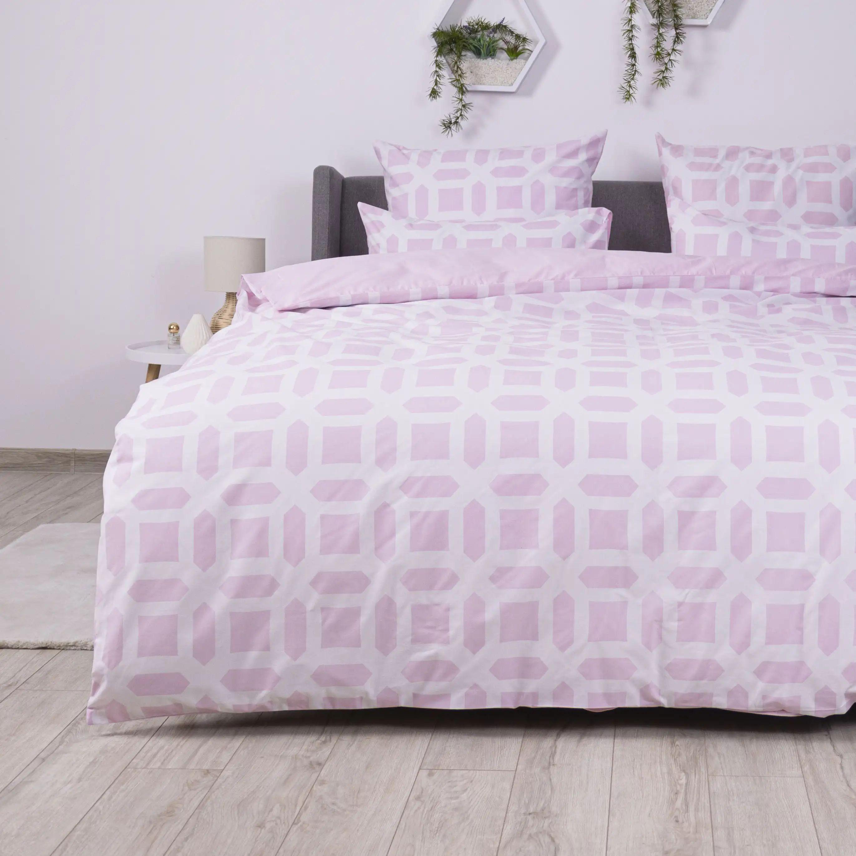 Комплект постільної білизни гіпоалергенний ТЕП Мрії 115 г/кв. м євро з наволочками 70x70 см Рожевий (12990200215)