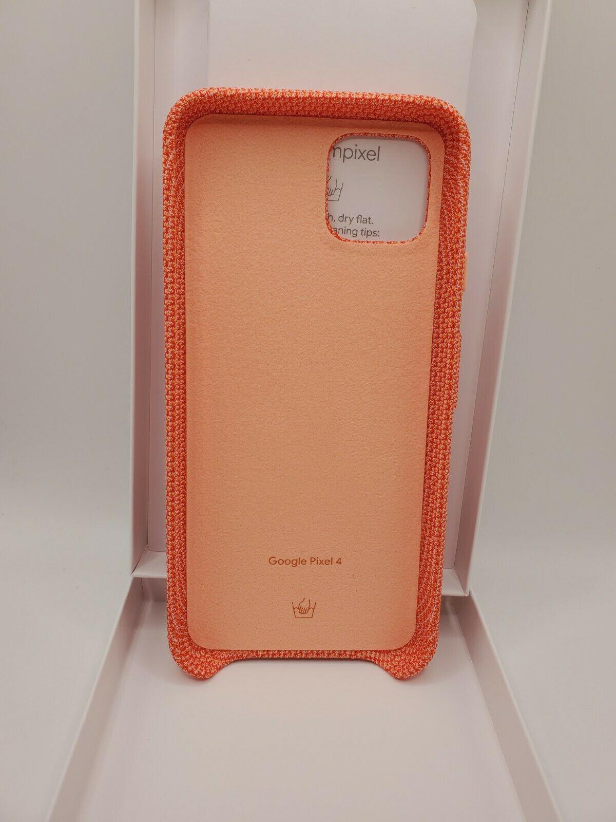 Противоударный чехол Soft Knit Fabric Case GA01282 для Google Pixel 4 Could Be Coral - фото 3